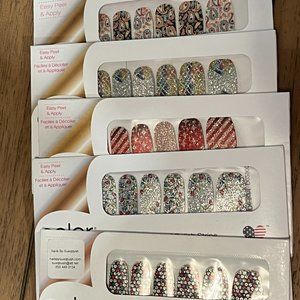 Color Street Nail Polish Strips - FIVE SETS!